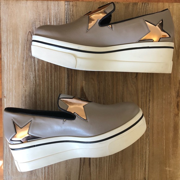 Stella McCartney Binx gray and rose gold shoes - Picture 5 of 8